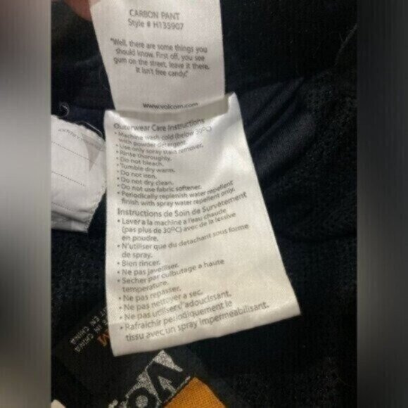 Volcom Snowboarding Ski Pants Athletic Nimbus Stretch Breathable Snow Winter - Picture 11 of 15